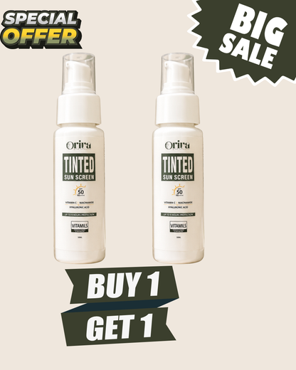 Oriva 2 Tinted Sun Shield SPF 50