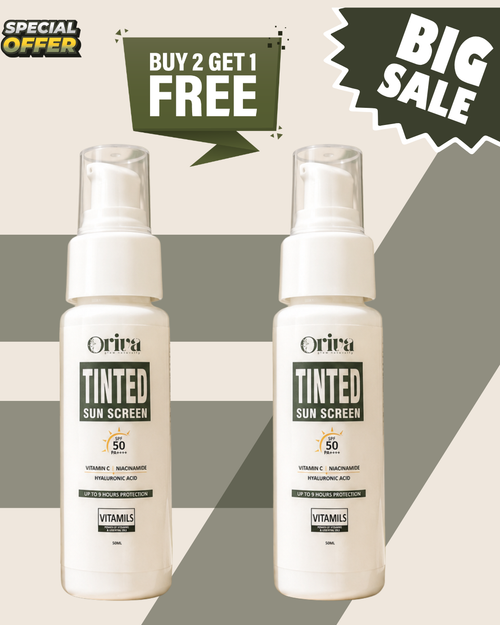 Oriva 2 Tinted Sun Shield SPF 50