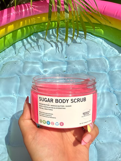 Perfumed Flamingo Pink sugar Body Scrub