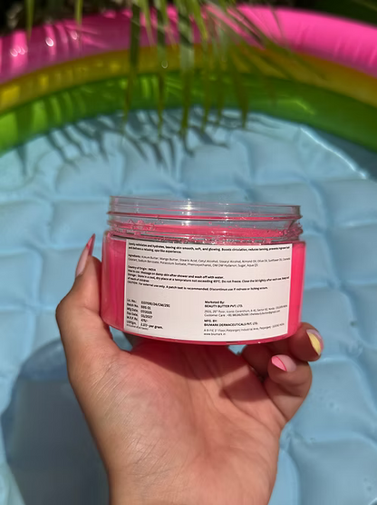 Perfumed Flamingo Pink sugar Body Scrub