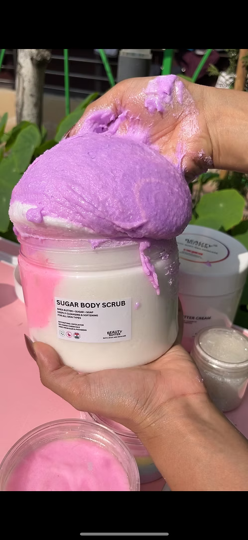 Rose Vanilla Sugar Body Scrub (Mild)
